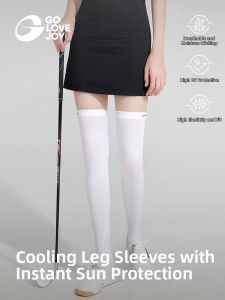 Golovejoy | Vớ Bảo Vệ UV Mùa Hè Lụa Băng Dành Cho Phụ Nữ Quần Kéo Nén Golf