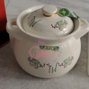 Panci Keramik Mangkok Sapo Saji Basi Masak Tutup Gagang Tempat Sup Claypot Obat Herbal Alami