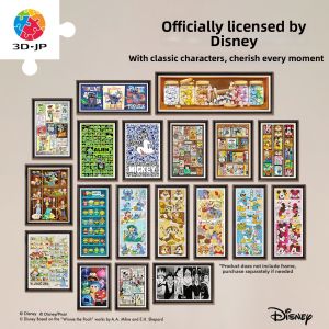 3D-JP | Adult Relaxation Flat Plastic Puzzle Cartoon Decoration