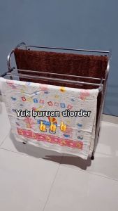 Bina karya jemuran handuk rak handuk margareth stainless stell