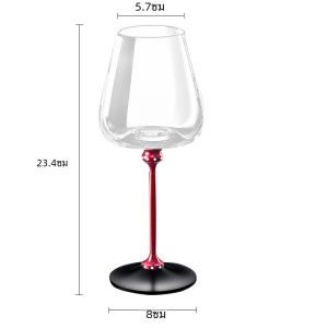 Creative หมุนแก้วแว่นตาไวน์ทนทานวิสกี้บรั่นดีค็อกเทลน้ําผลไม้ความเครียดบรรเทาคริสตัล Goblet สําหรับ Party Home Bar