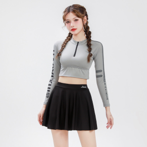 New Womens Sportswear Summer Casual Fresh Bikini Style Thermal Spring Tourist Swimsuit Anti Exposure Meat Covering Hot Spring Swimwear