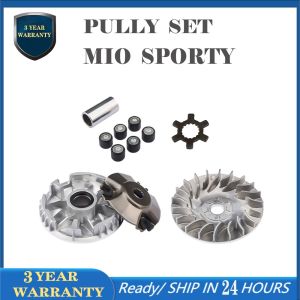 MOTORCYCLE PULLEY SET MIO SPORTY WITH DRIVE FACE AND BOLA STANDARD SOULCARB AMORE SOULTY MIO 4