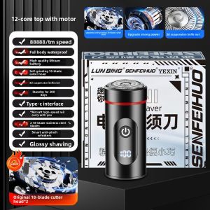 MONLEYTA | German Precision Electric Shaver Mens Portable Mini Travel New Model Full Body Wash Official Authentic Beard Razor