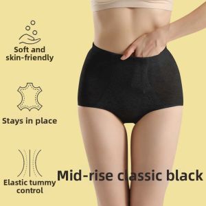 MsPai | High Waist Tummy Control Pants Cotton