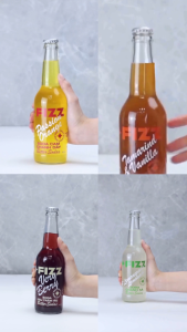 Fizz Soda Mix Nhiều Vị - Thùng 12 Chai 330ml