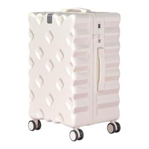 MIMANI | Womens Durable Large Capacity Carry-On Suitcase Fashionable Hardshell ABS+PC Material With Combination Lock Travel Bag