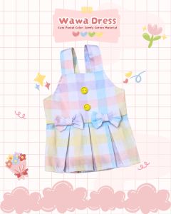 baju anjing baju kucing tipe wawa dress premium quality