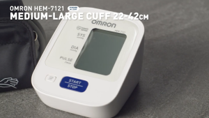 Omron HEM - 7120 Automatic Blood Pressure Monitor 117 76 Blood Presser Rechargeable Blood Presser Machine - Lazada