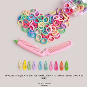 Non-damaging Highly Elastic Hair Accessories Macaroon Color