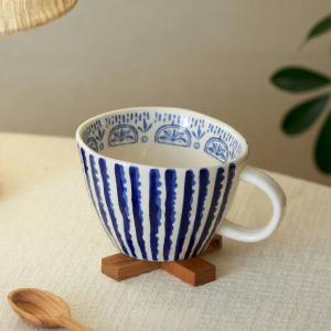 SIYUE | Personal Ceramic Striped Cup