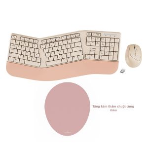 Sanwa Supply | Bộ Bàn Phím Chuột Không Dây Ergonomic Im Lặng