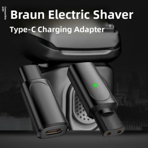 Portable Charging Adapter Head for Electric Shaver And Hair Clipper Type-C Interface High Speed Charging Data Cable Accessories