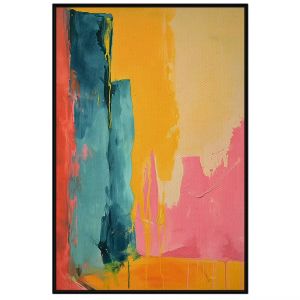 Tranh trừu tượng sơn dầu. Tranh treo tường dán tường Canvas. CGI-248