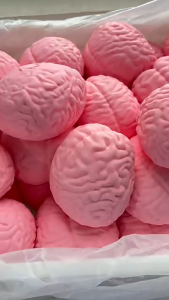 UNRAION Squishy Toy Simulation Brain Slow Rebound Stress Relieving Toy