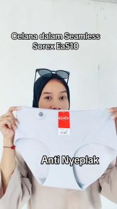 3Pcs Celana Dalam Wanita Sorex EA 509 EA510 Seamlees Tanpa Jahitan Anti Nyeplak