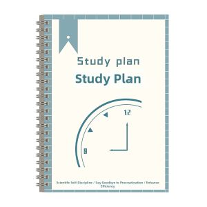 Self-discipline Study and Time Management Plan Book