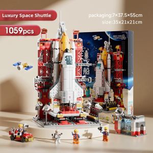 LALAPLAY | Educational Building Blocks Spaceship Toy