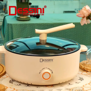 ✨🍲🇮🇹 DESSINI ITALY DS-HP-50 1500W Electric Cooker 5.0L | SIRIM Certified | Non-Stick Hot Pot | Frying Wok Pan | Steamboat Cooker | Casserole Pot | Multifunction Periuk Masak Elektrik | Ready Stock Malaysia 🇲🇾
