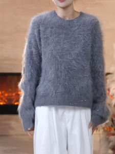 QINGNAER | Fall Lazy Style Wool Knit Sweater