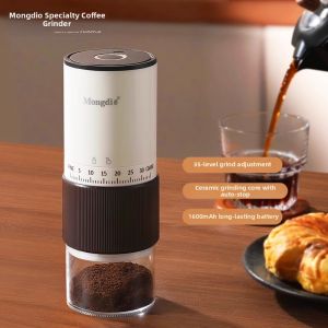 MONGDIO | Electric Coffee Grinder Portable Handheld Coffee Grinder