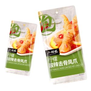 XIAO HU DUCK | Boneless Chicken Feet 535g Lemon Spicy Snacks