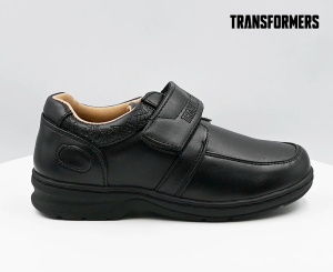 Hasbro Transformers Black School Shoes with Memory Foam for Kids Boys Valkyr