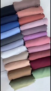 Hijab Segi Empat Bella Laser Cut: Ukuran 100% Realpict & Bahan Halus Adem