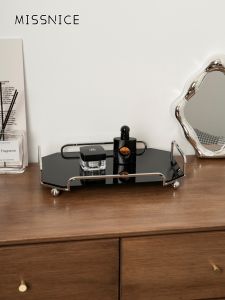 ชั้นวางเครื่องสำอางอะคริลิก MISSNICE สำหรับจัดระเบียบเครื่องสำอาง น้ำหอม อุปกรณ์เสริม กล่องเก็บของ ชั้นวางของบนโต๊ะทำงาน