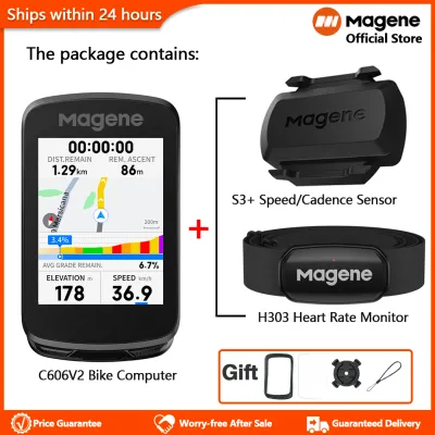 Magene C606 V2 Smart GPS Bike Computer Multi-Scenario ClimbPro Strava Segments Cycling Dynamics Wi-Fi & Bluetooth Data Transfer