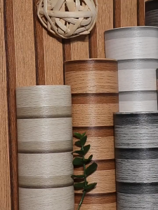 PVC Wallpaper Sticker 45CM Self-Adhesive Wood Grain Waterproof Grid Wall Panels Home Decor Wall Stickers