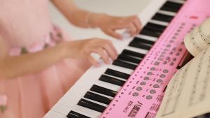 61 Key Electric Piano Keyboard Sets for Beginners and Kids with Microphone Headphone