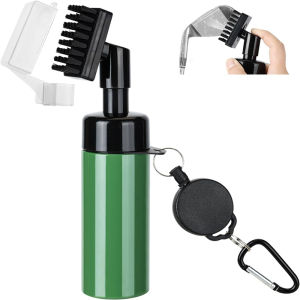 1/2pcs Golf Club Cleaner Groove Tube Golf Brush Golf Club Brush with Leakproof Reservoir Tube Squeeze Bottle for Easy Cleaning