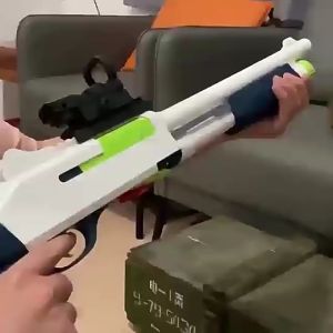 ปืนของเล่น ลูกซอง S686 ชักยิง อุปกรณ์พร้อมส่ง มีกล้องเลเซอร์ บรรจุกระสุน 4 นัด ชักยิงต่อเนื่องได้เลย สินค้าพร้อมส่ง