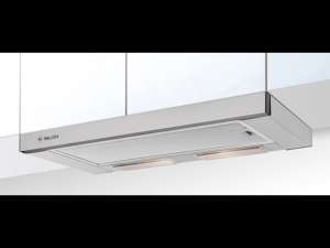Máy hút mùi âm tủ Malloca K1506TC inox kính đen điều khiển cảm ứng 500m³/h