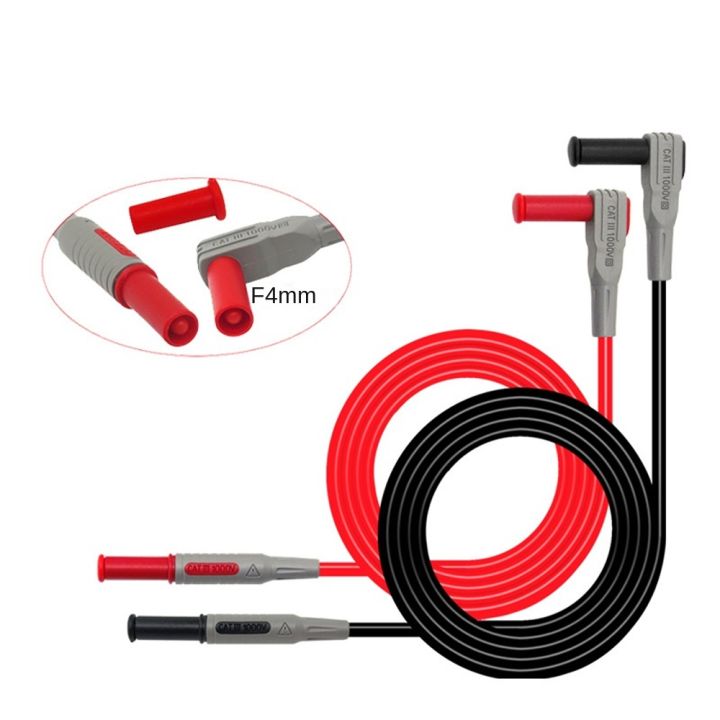 Cleqee P1032 P1033 Multimeter Test Cable Injection Molded 4mm Banana Cleqee P1032 P1033 Multimeter Test Cable Injection Molded 4mm Banana