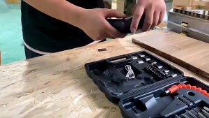48 in1 Electric Screwdriver Rechargeable Drill bit set Wireless Electric Drill for Household Maintenance Power Tools