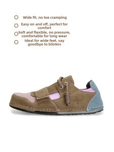 THEMULE | Breathable Wide-fit Lazy Style Birkenstock-inspired Leather Shoes