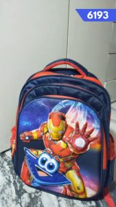 TAS RANSEL-RANSEL TROLI ANAK SEKOLAH LAKI LAKI SD KARAKTER ATK HERO 6193