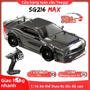 Xe Điều Khiển Từ Xa (RC) Mô Hình SG216 MAX Tỷ Lệ 1:16 Động Cơ Không Chổi Than Có Đèn LED Tốc Độ 70KM/H 4 Bánh Dẫn Động Xe Quái Vật Đua Tốc Độ Cao Sẵn Sàng Chạy Quà Tặng Cho Trẻ Em