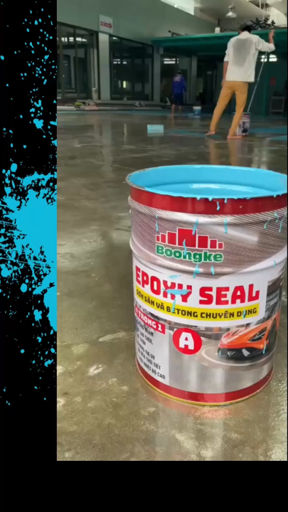 (CHÍNH HÃNG) Sơn Sàn Và Nền Bê Tông Chuyên Dụng Epoxy Seal BONGKEE [Bộ ...