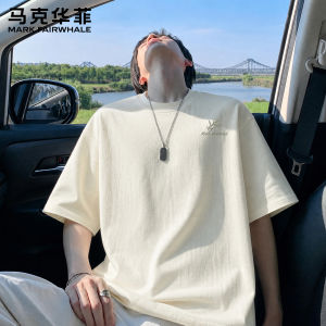 Mark Fairwhale | Heavier Pure Cotton Short Sleeve Summer New Casual Loose Printed T-shirt