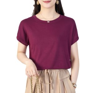 Design Sensation Slim Fit round Neck Solid Color Batwing Sleeve Top Womens Fashionable Base Layer Pants Long Trousers