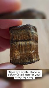 Tiger Eye Raw Natural Crystal Stone | Protection | Good Luck | Focus | Boost Courage & Strength