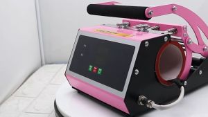 Risefully QUAFF 20OZ Tumbler Heat Mug Press Machine Pink 230mm (2in1 Machine for Mug and Tumbler)