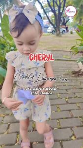 Setelan Bayi Perempuan 3-18Bulan CHERYL free Bandana by LittleKoda