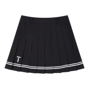 EUROPEAN TOUR | College Style High Waist A-Line Pleated Skirt