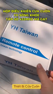 Hộp điều khiển cửa cuốn YH tần số 433Mhz Mã gạt Full bộ kèm tay khiển - Smart key điều khiên thông minh