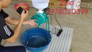 Máy nghiền bột khô  xay lúa