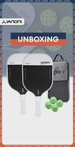 IANONI PR200 Fiber Glass Composite 11mm Pickleball Paddle Standard Paddle Shape Power Performance